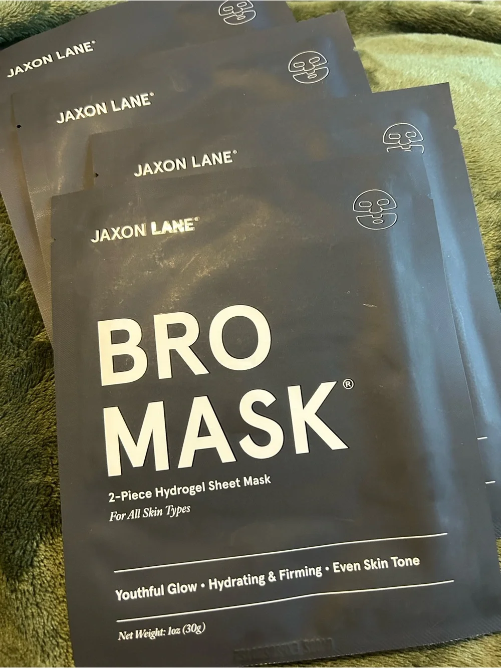 Jaxon Lane BRO MASK 2-Piece Hydrogel Sheet Mask - Black